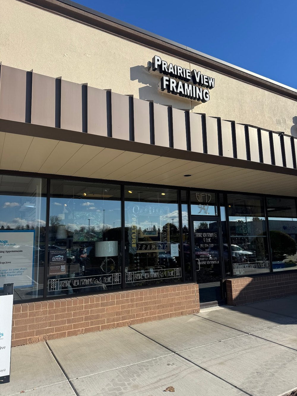 Prairie View Framing & Home drop-off entrance
